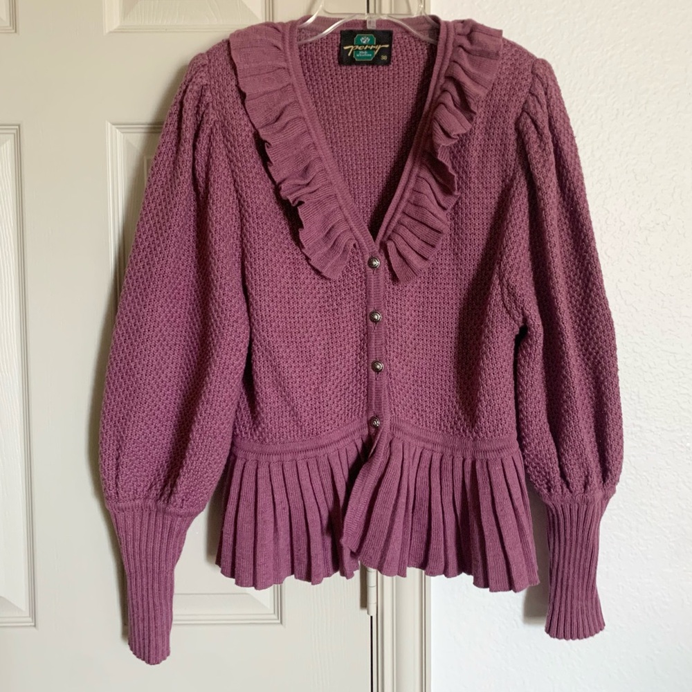 vintage knit cardigan